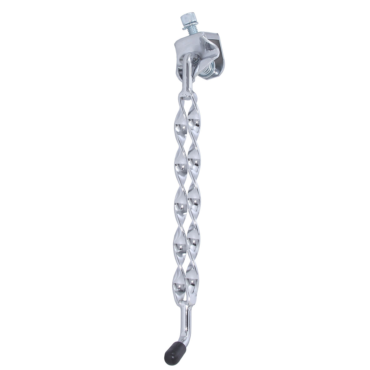 Double Flat Twisted Kickstand Center 10-1/2 Chrome.
